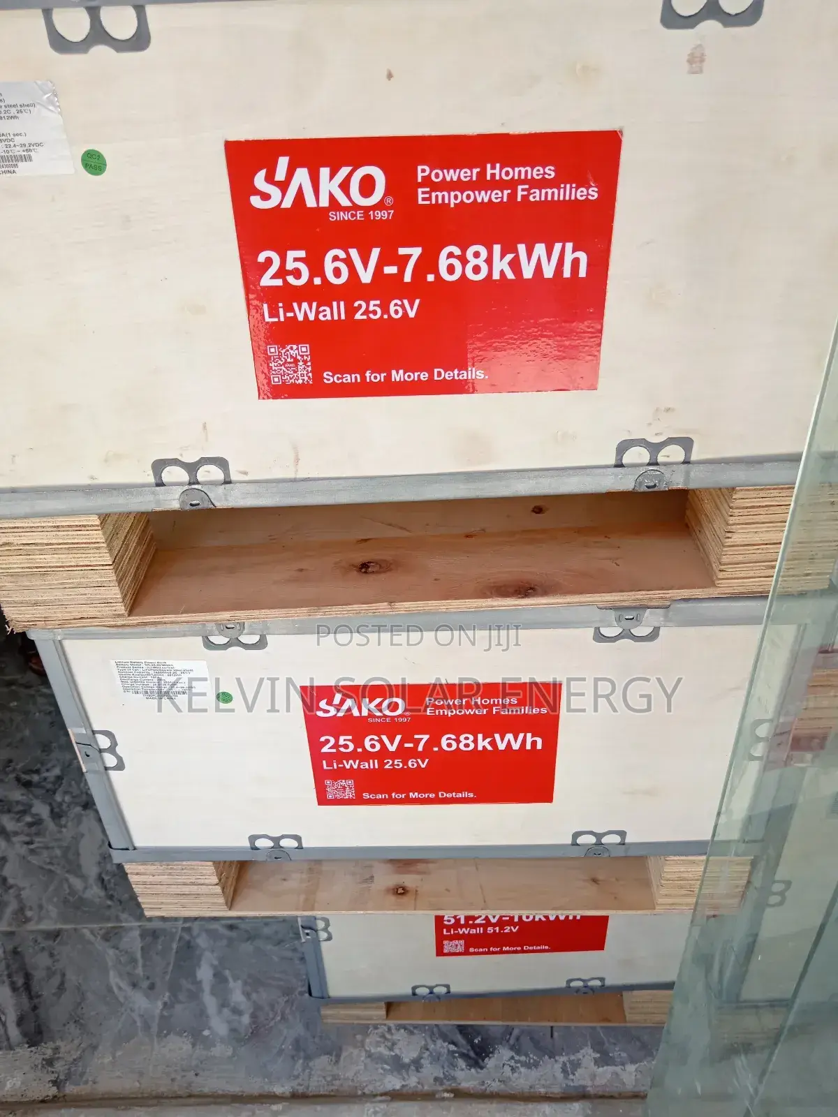 7.68kwh Sako Lithium Ion Battery 24v