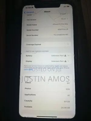 Apple iPhone 11 Pro Max 64 GB Black