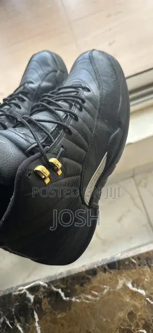 Air Jordan 12 Black & Gold – Men’s Original Sneakers