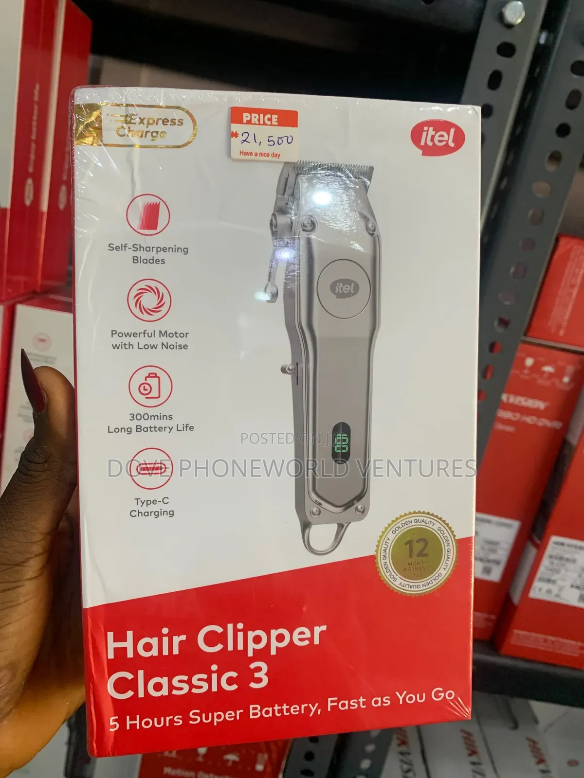 Itel Hair Clipper Classic 3