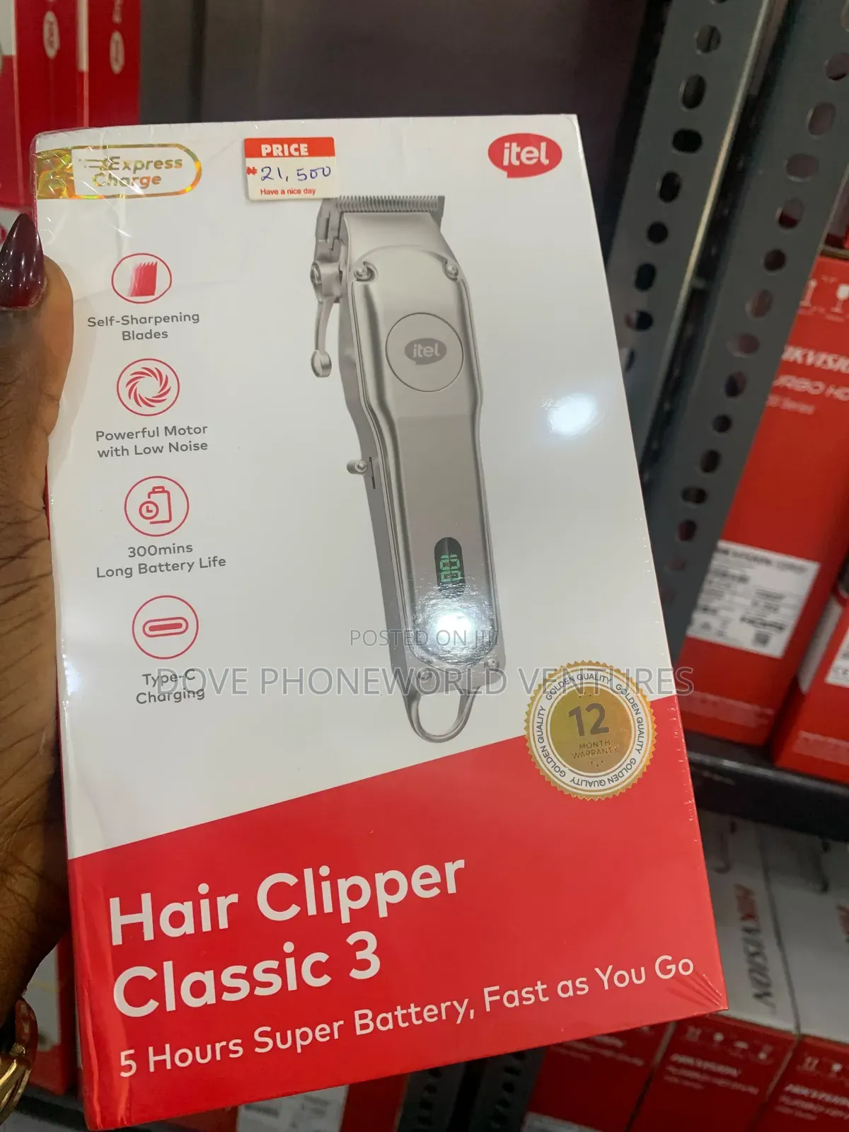 Itel Hair Clipper Classic 3