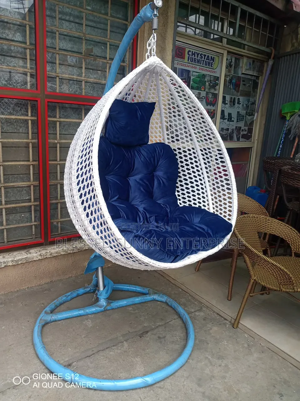 Rattan Swing Chair Single