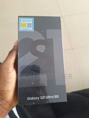 New Samsung Galaxy S21 Ultra 5G 128 GB Black