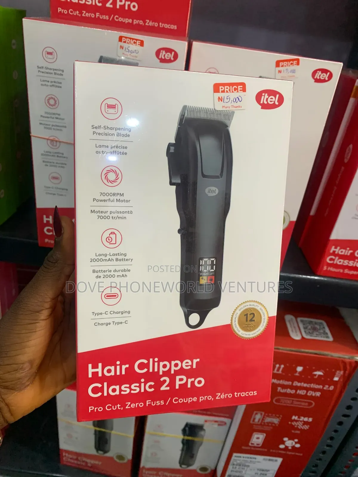 Itel Hair Clipper Classic 2 Pro