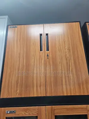 Premium Two-Door Metal Office Filing Cabinet Bookshelf