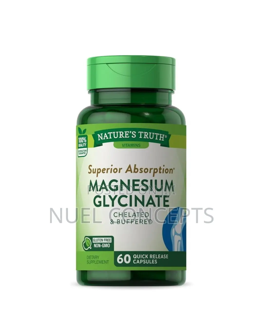 Nature’s Truth High Absorption Buffered Magnesium Glycinate 665mg