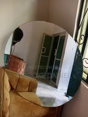 Modern Frame Round Wall Mirror – Clean Sleek Design