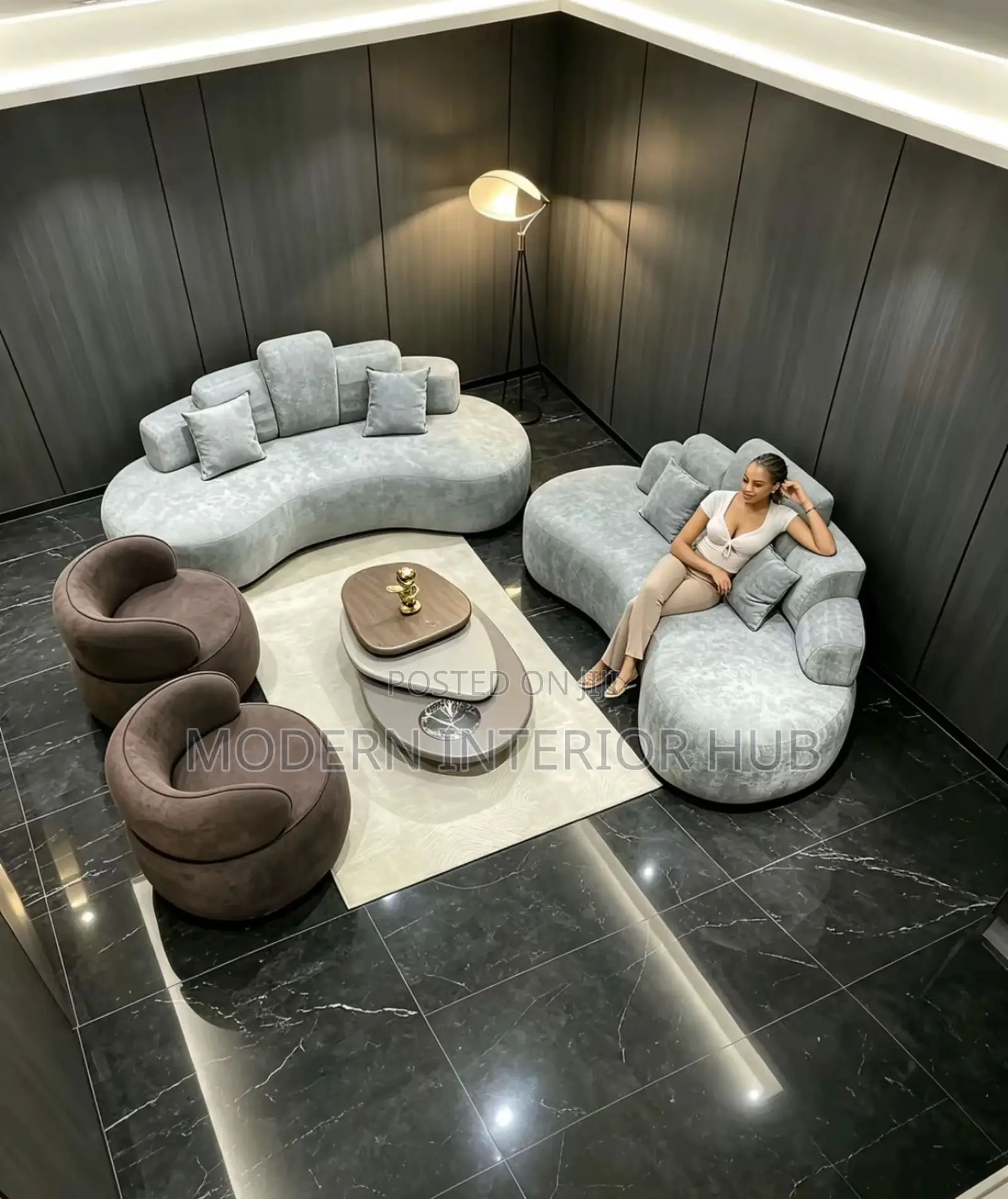 Brick Back Sofa