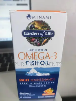 Garden of Life Supercritical Omega-3 Fish Oil Heart Brain Support