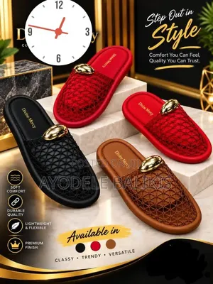 Ladies Basket Slippers