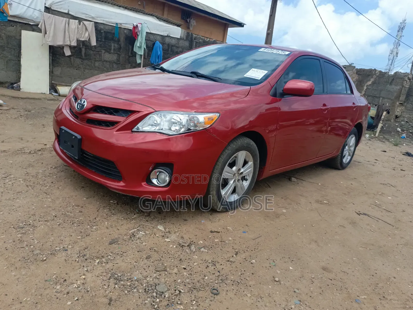 Toyota Corolla 2012 Red