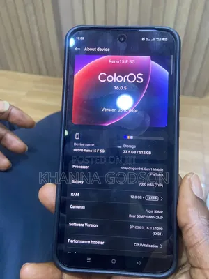Oppo Reno15 F 5G 512 GB Blue