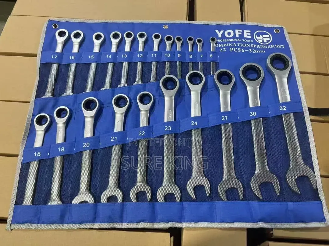 YOFE 22pcs Combination Spanner Set 6-32mm (Brand New)