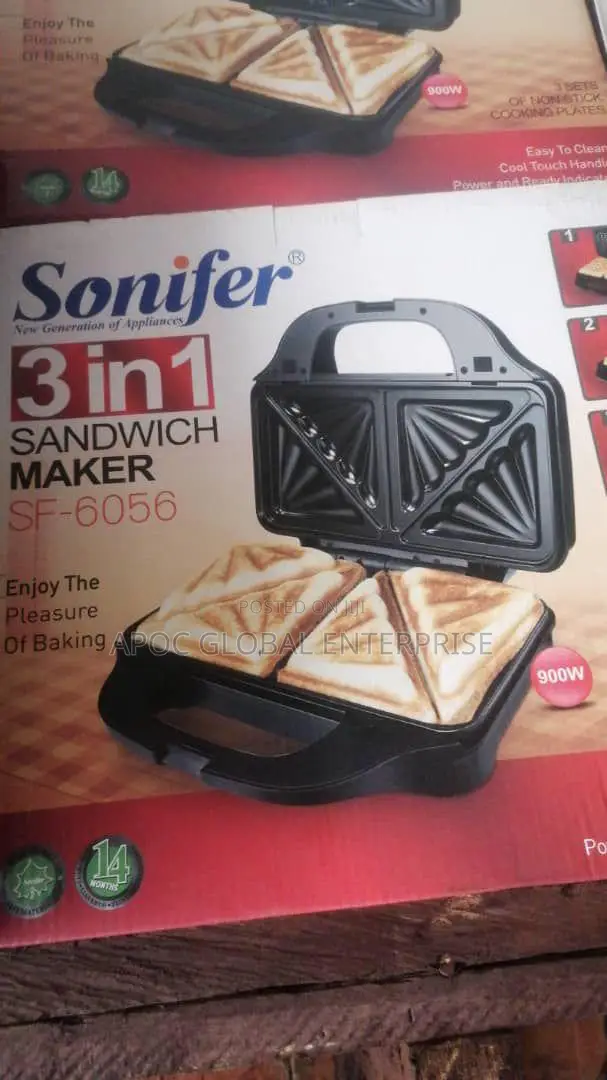 Sonifer 3 in 1 Sandwich Maker SF-6056