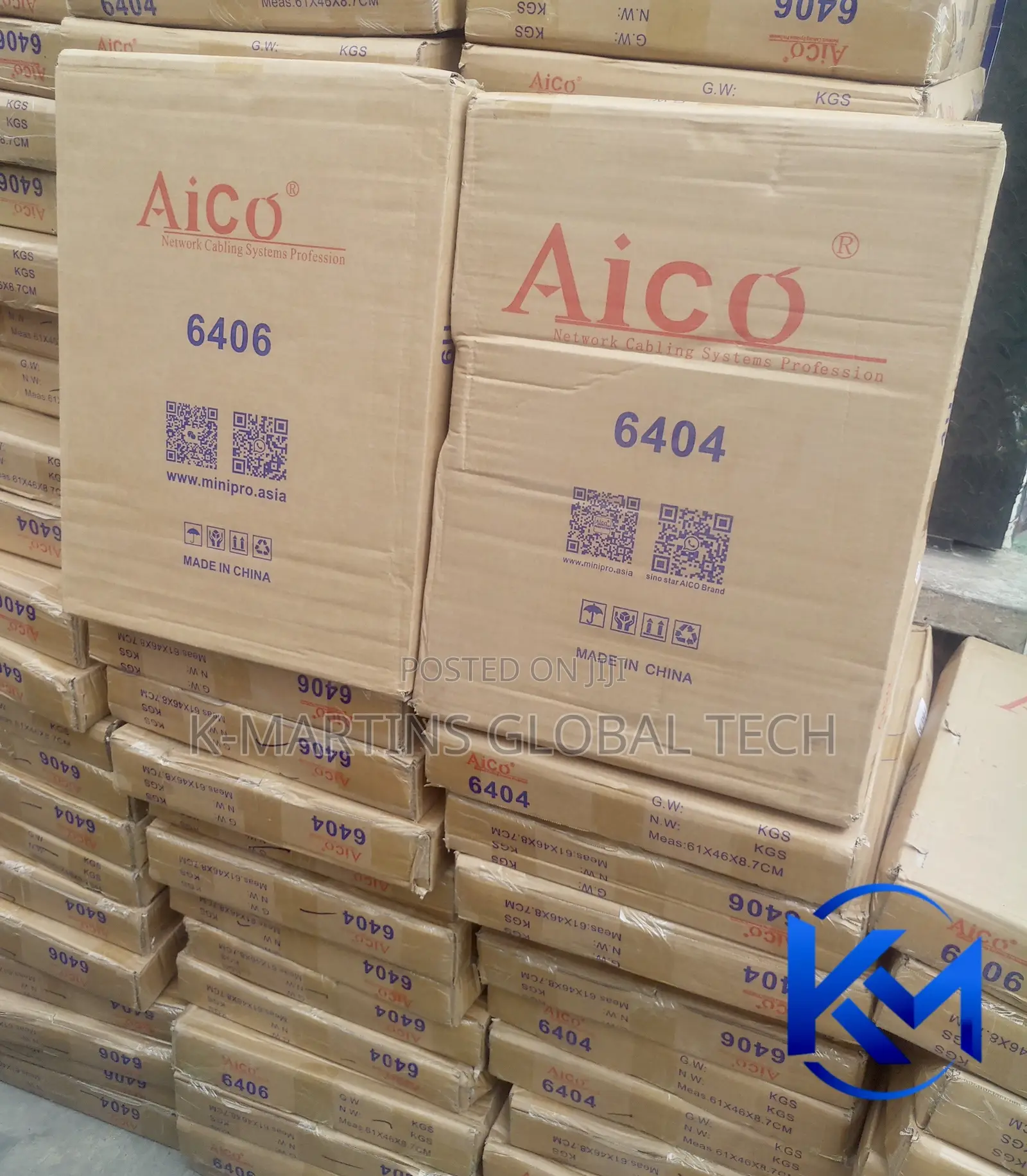 Aico 4U / 6U / 9U /Rack Mount Network Server Cabinet Wall Mount Rack
