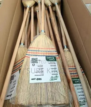 Clean Rite Corn Broom 140cm (Brand New)