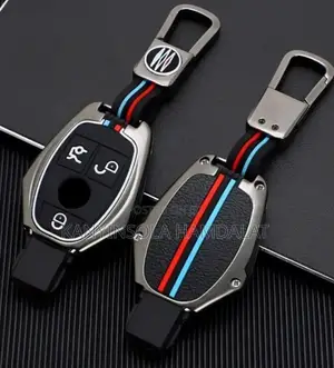 Mercedes Benz GLK 3 Buttons Metallic + Silicone Car Key Cover