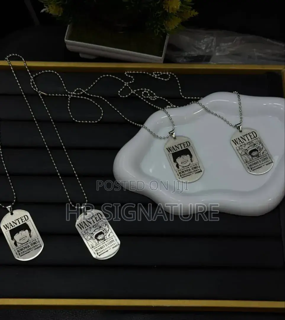 Wanted Necklace Available