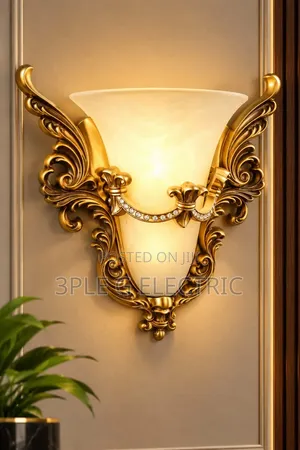 Premium Wall Light – Unique Gold Designer Lamp