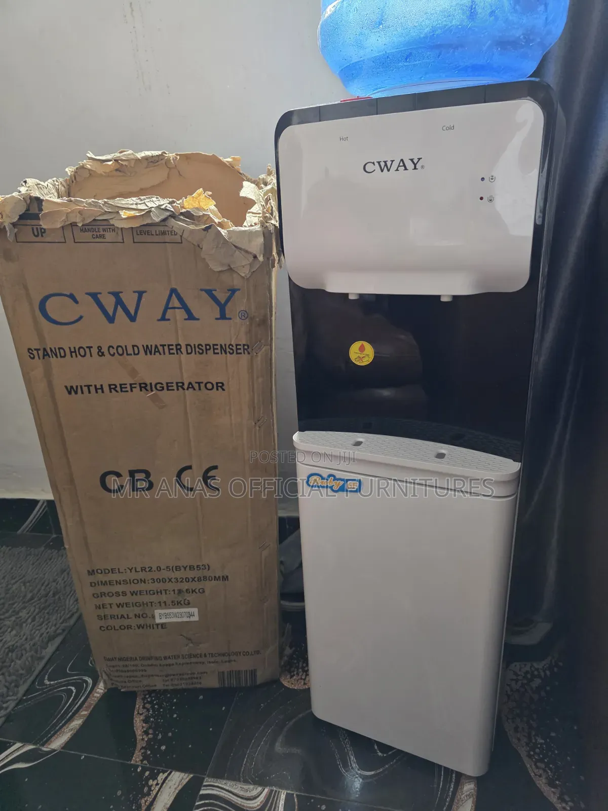 Cway Water Dispenser With Refrigerator