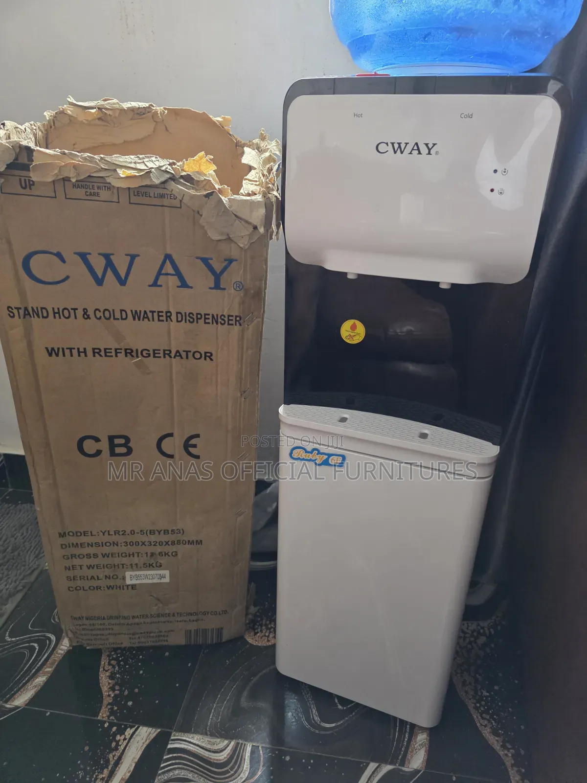 Cway Water Dispenser With Refrigerator