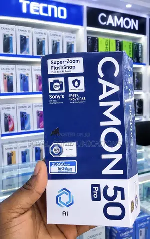 New Tecno Camon 50 Pro 256 GB
