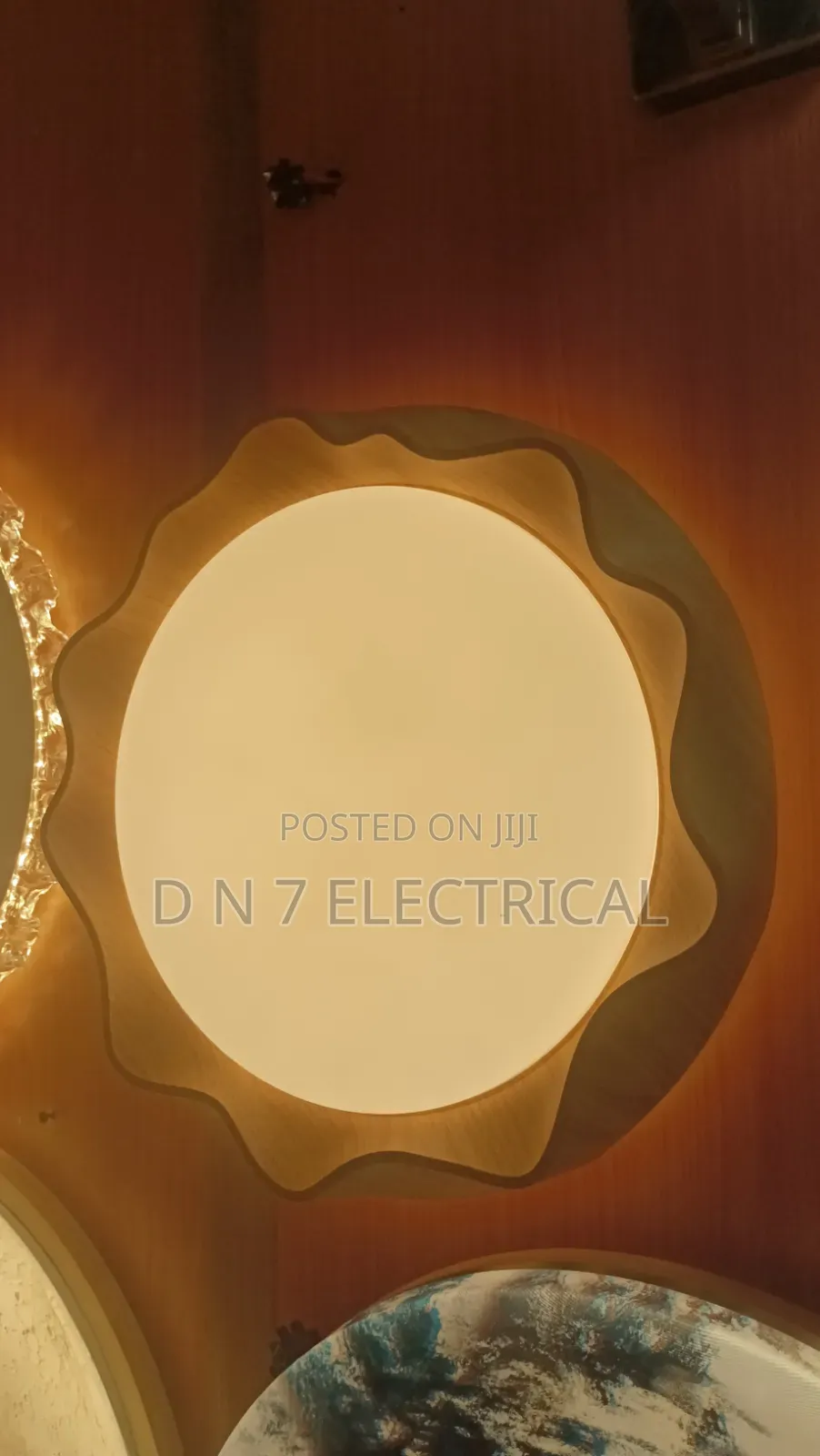 Modern Wooden LED Ceiling Light