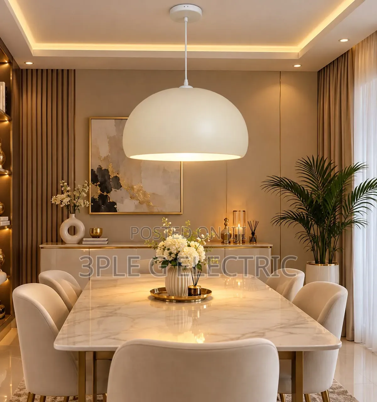 Wabi Sabi Pendant Light – Modern Minimalist Hanging Lamp