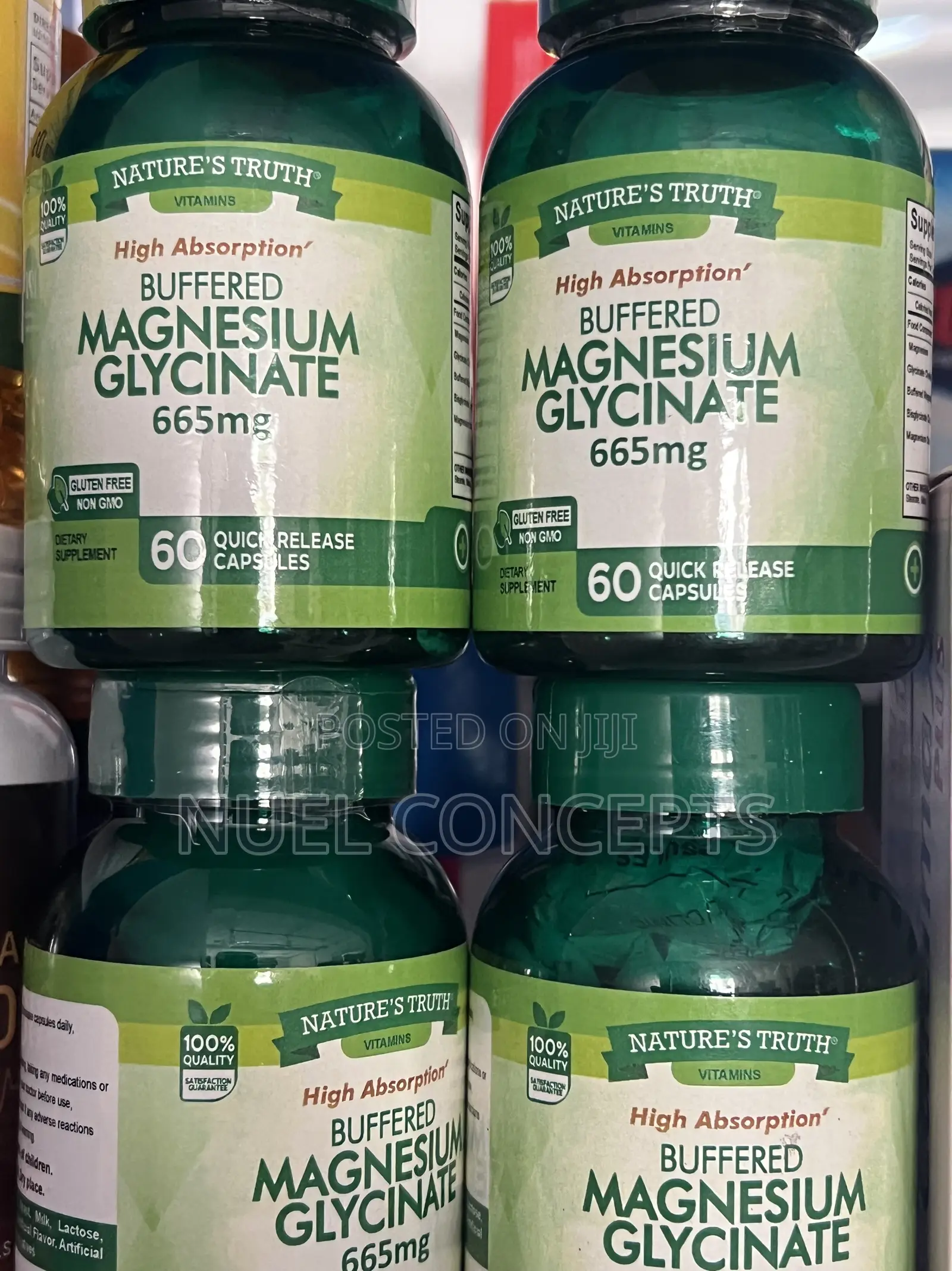 Nature’s Truth High Absorption Buffered Magnesium Glycinate 665mg