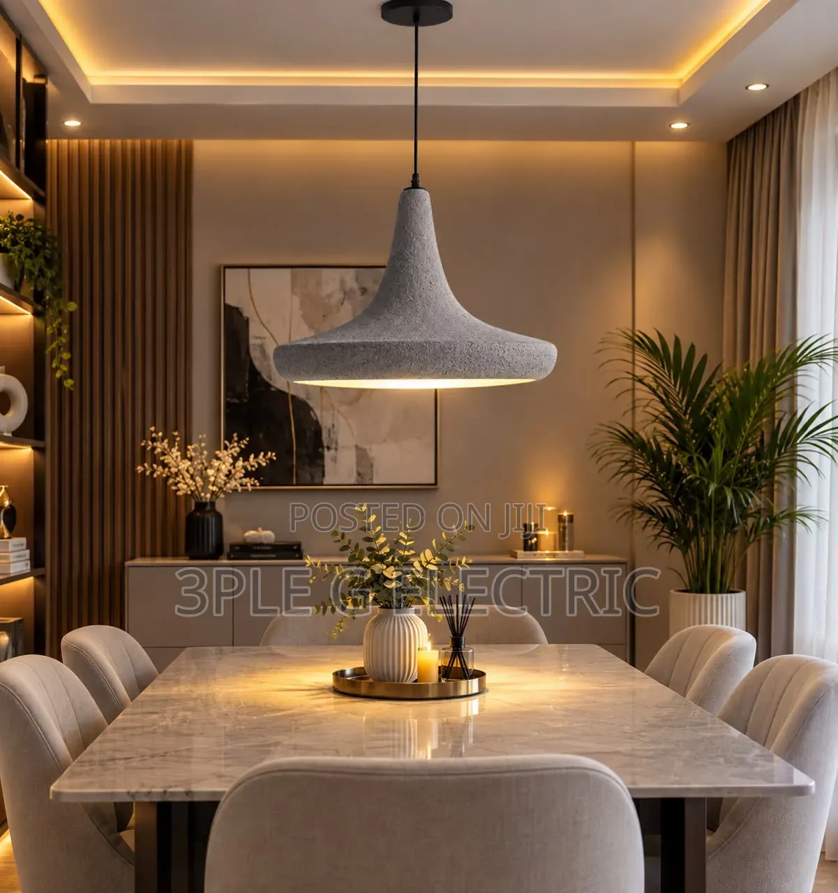 Minimalist Hanging Ceiling Light for Luxury Interiors