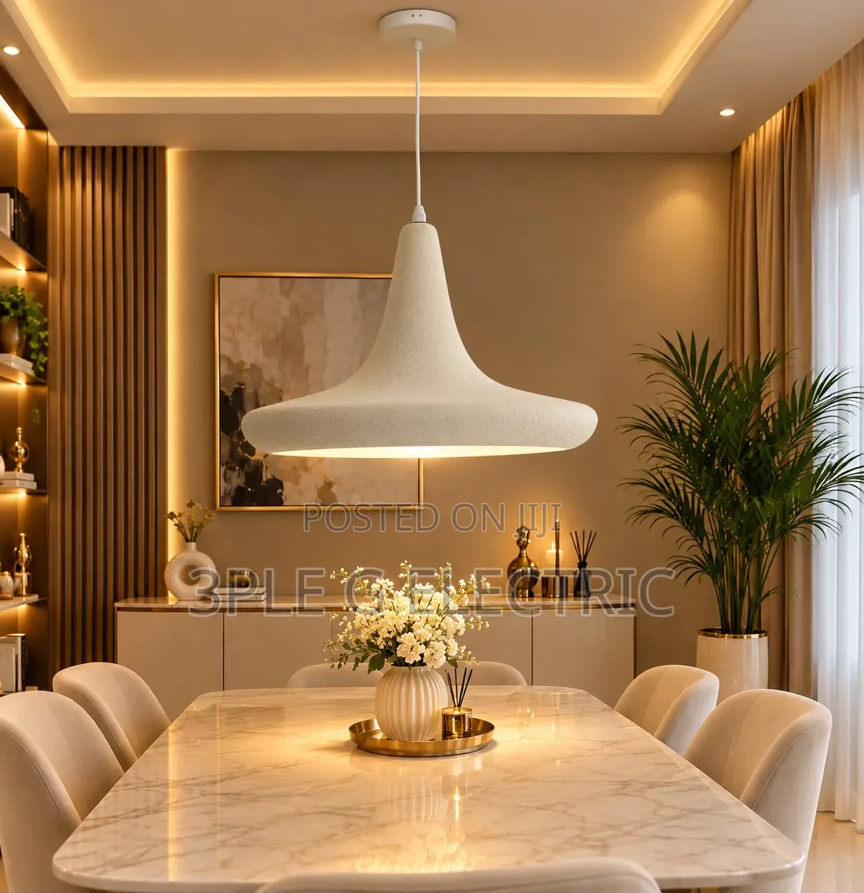 Modern Organic Pendant Lighting for Dining Table