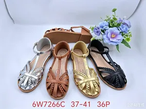 Leather Flat Sandals