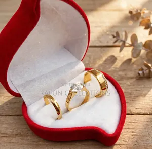 Titanium Steel Non-Tarnishing Couples Ring Set