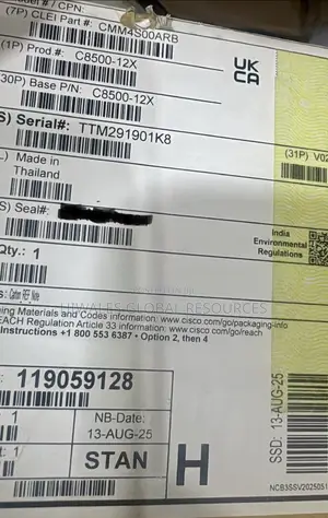 C8500-12x, Cisco Catalyst 8500 Edge Platform With 12 1/10ge Ports