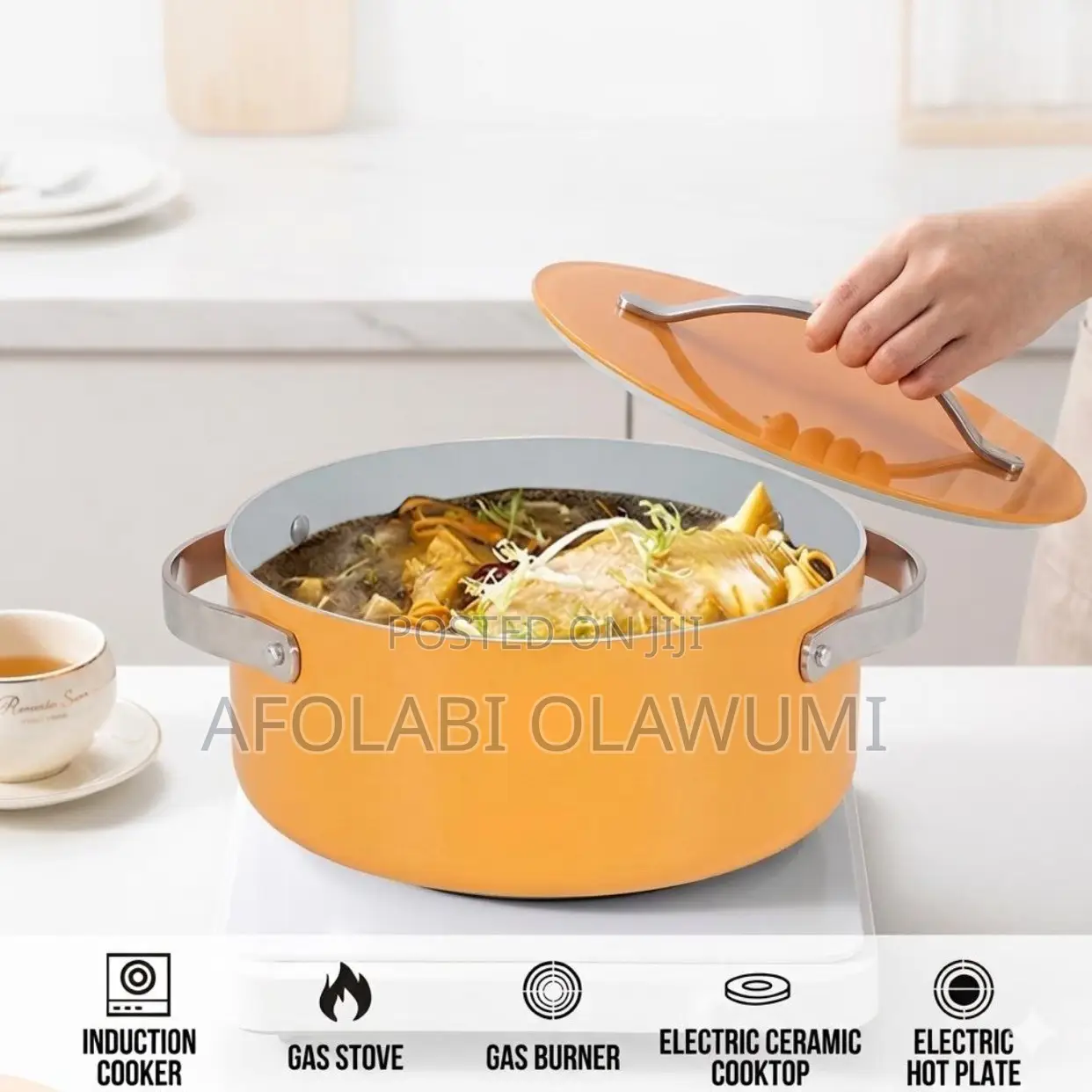 24cm Ceramic Saucepan Soup Pot