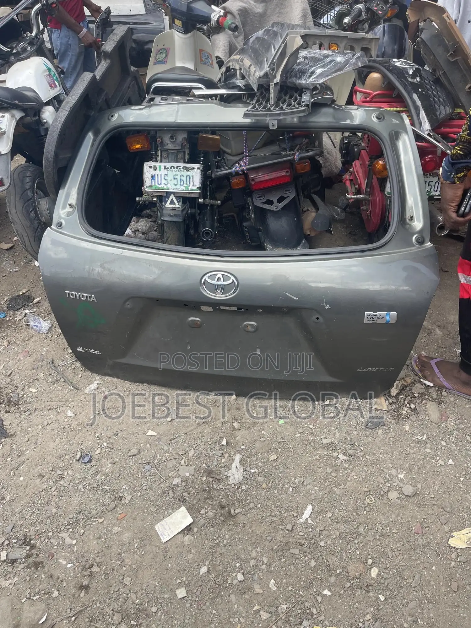 Empty Boot Highlander 2012 Toyota