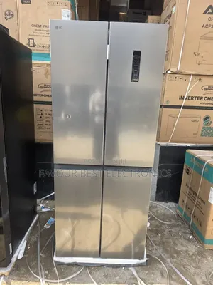New LG Inverter 434L Bottom Freezer 4 Door Side by Side Fridge 2years