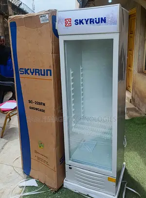 1 Door Skyrun Glass Display Fridge – Brand New SC-228FN