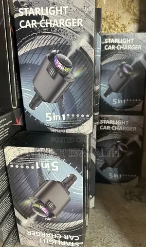 5in1 Fast Charger With Air Freshener and Roof Light