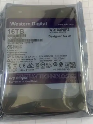 Western Digital 16tb Surveillance Hard Drive