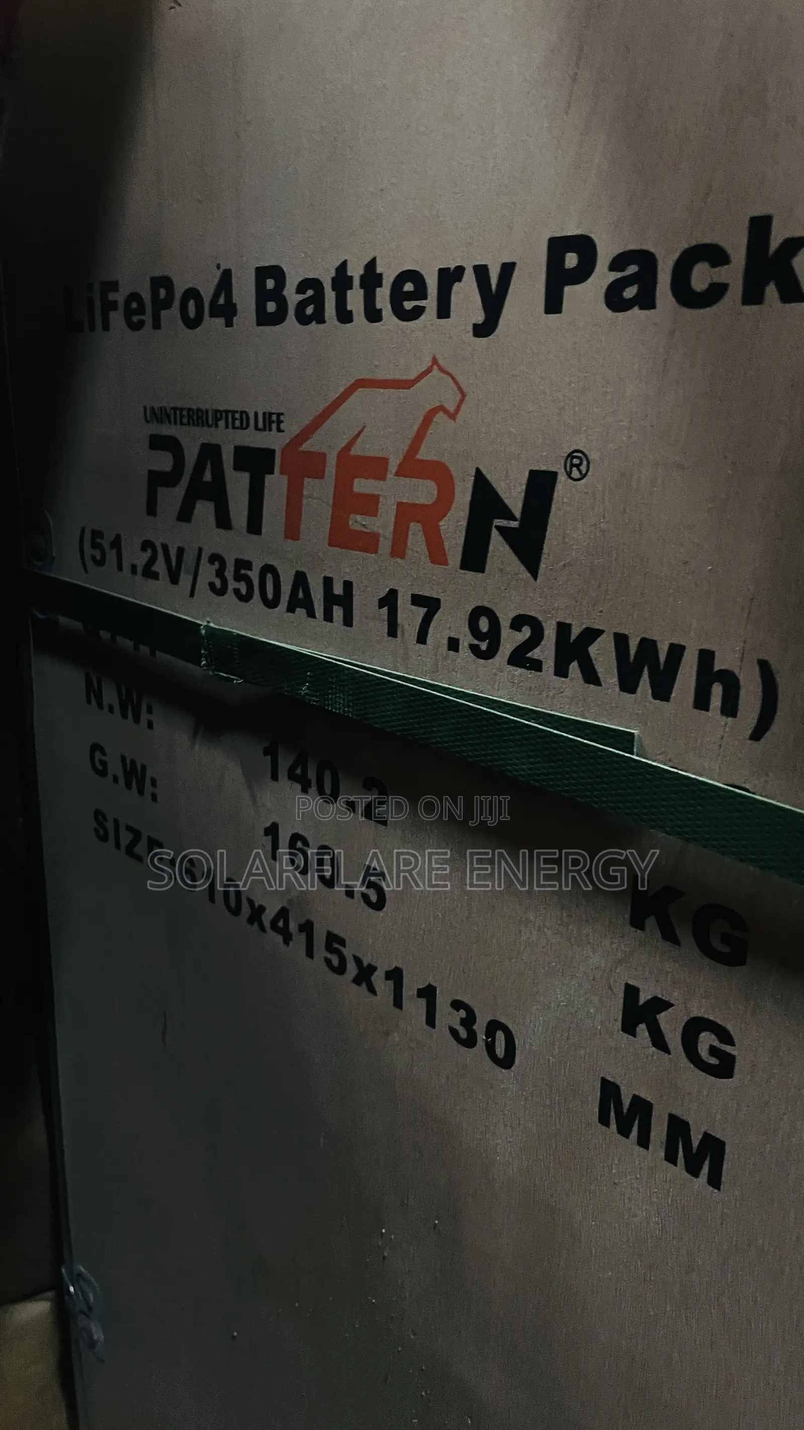 Pattern 17.5kwh Lithium Battery