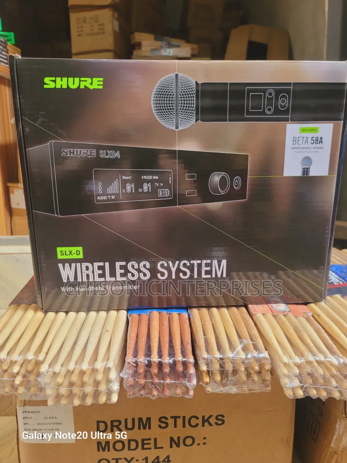 Shure Mic SLXD4/beta58A