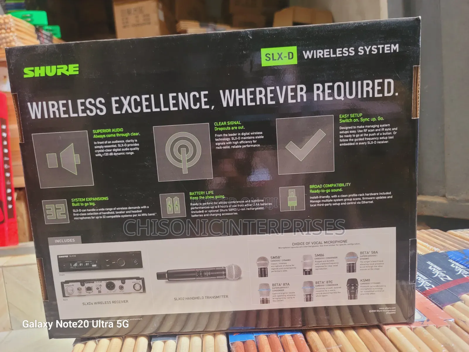 Shure Mic SLXD4/beta58A