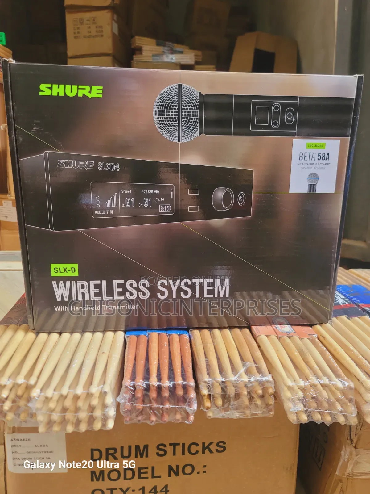 Shure Mic SLXD4/beta58A