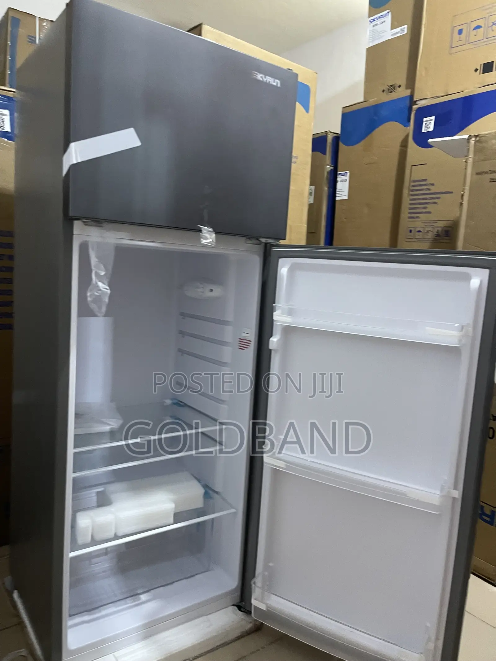 SKyrun BCD-200K 200L Upright Double Door Fridge