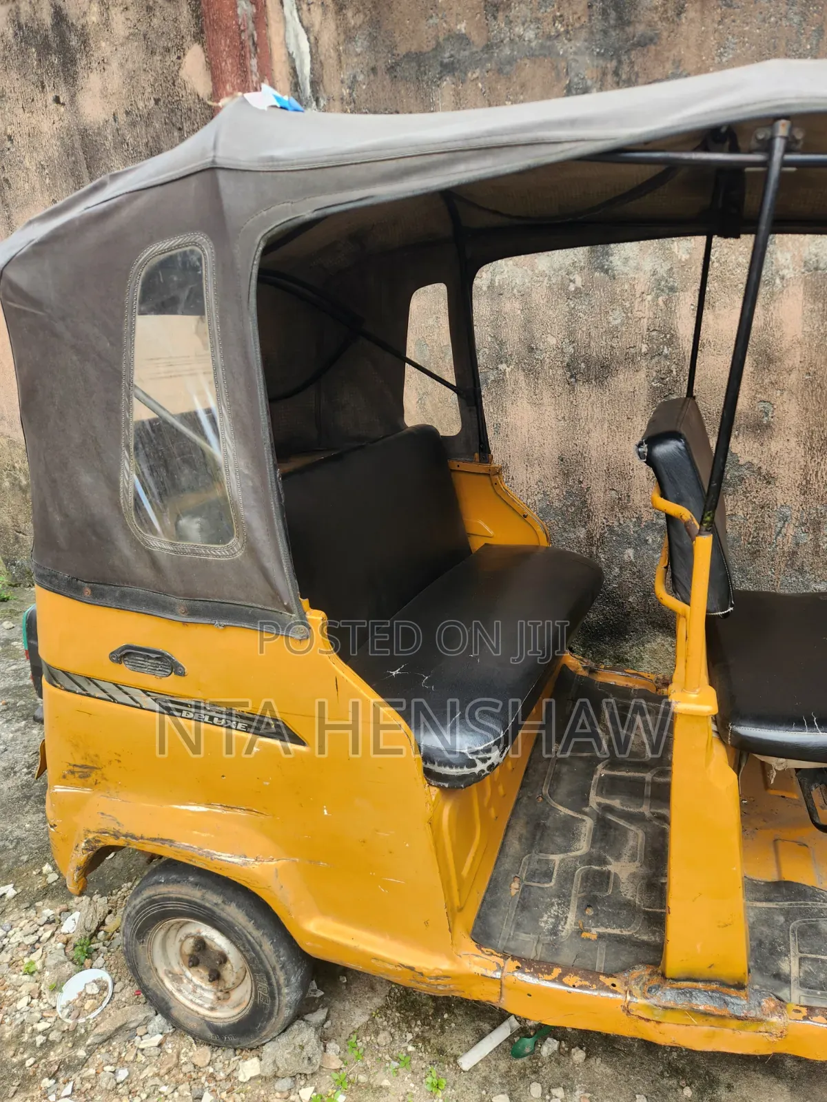 TVS King Deluxe Plus iTouch Start 2020 Yellow