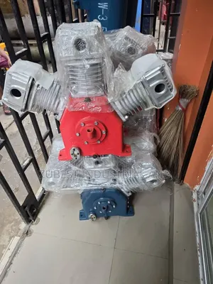 Double Tank Air Compressor With 1115 Diesel Engine Complete Set