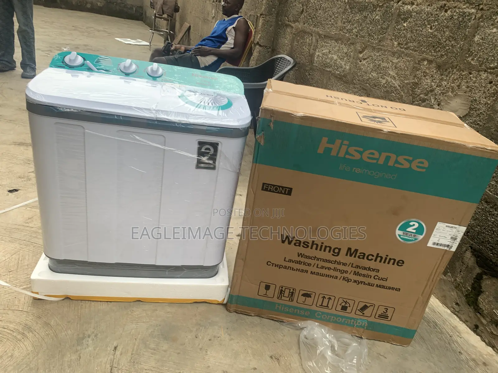 7.5KG Hisense Top Loader – Powerful Washing With Low Noise Operation