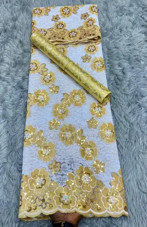 Net Lace With Sequins