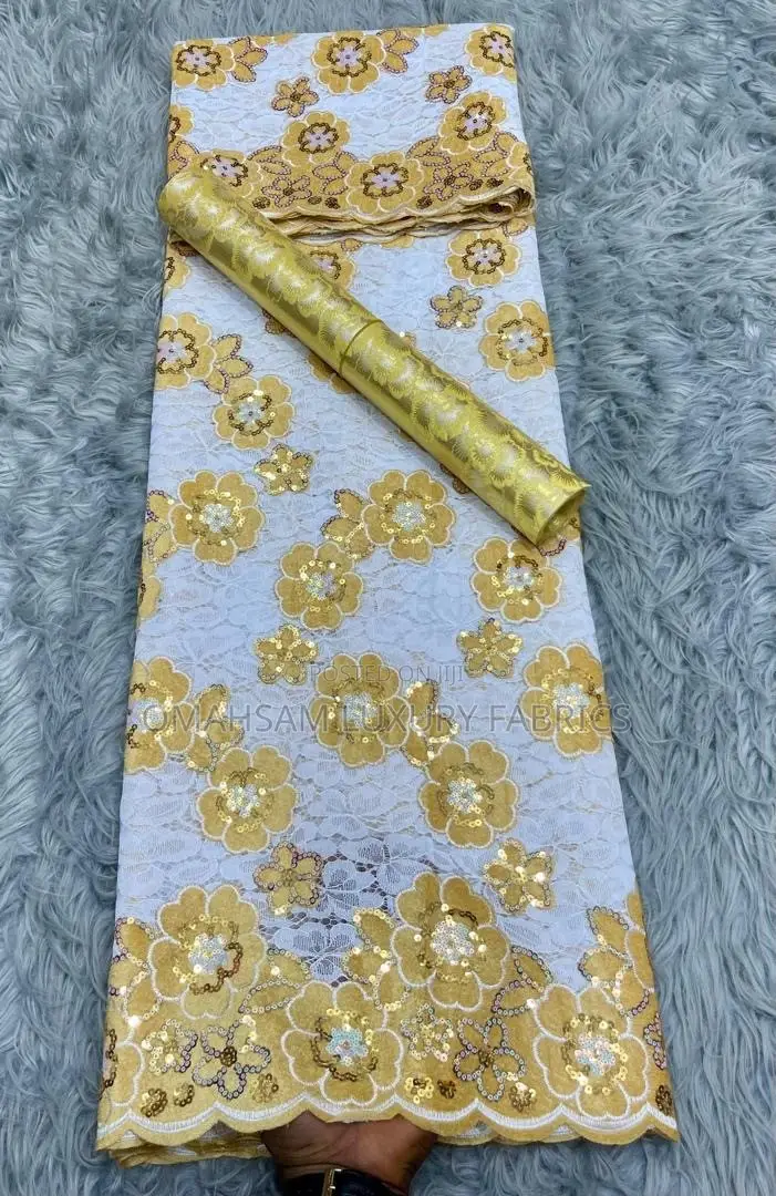 Net Lace With Sequins